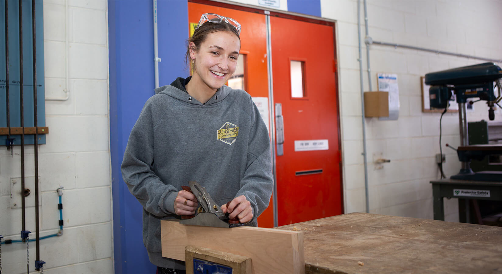 Zoe, CIT Cabinet Making student