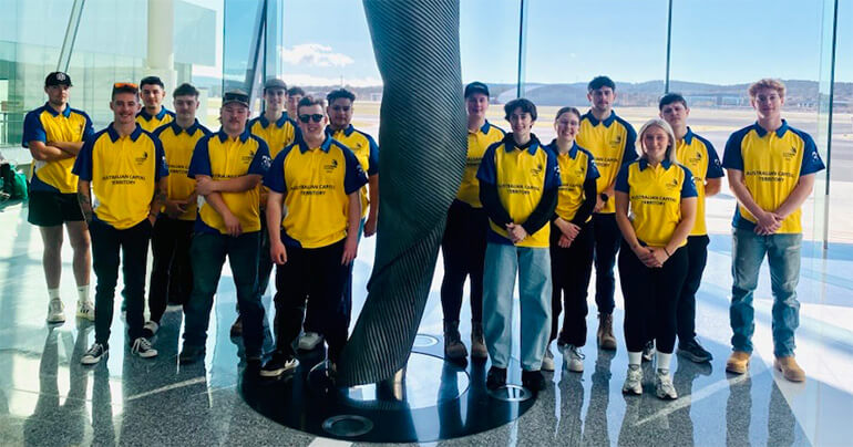 CIT students at the 2025 WorldSkills national championships