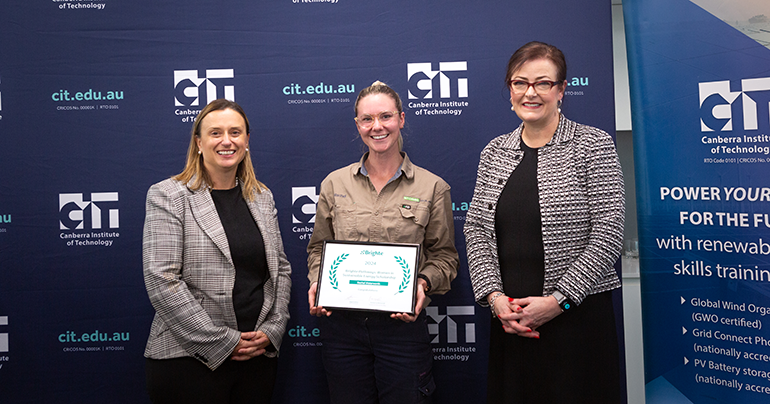 Rachel CIT electrotechnology student Brighte Scholarship image