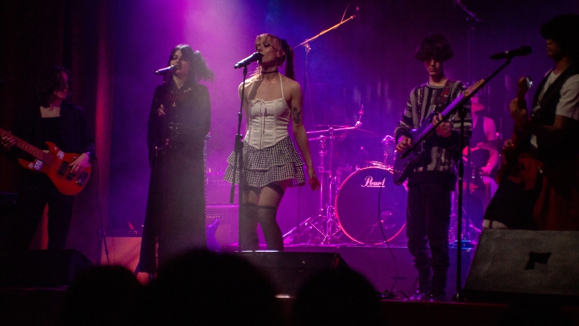 Students performing at CIT MICnight