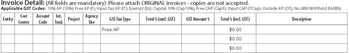 Free AP Invoice Example
