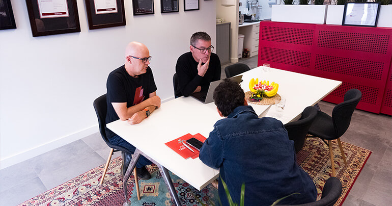 CIT graphic design alumni, Ben and Liam